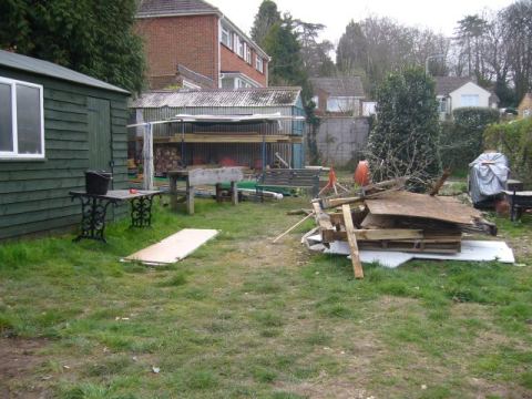 not much of a starting point for a family garden