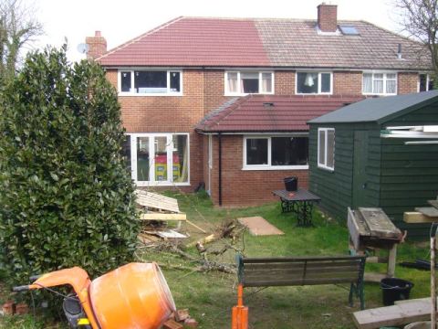 view from the top of the garden