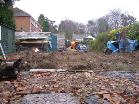 the digger came, saw and ploughed