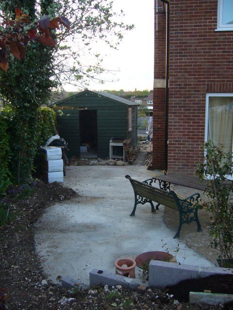 bit more concrete round the side