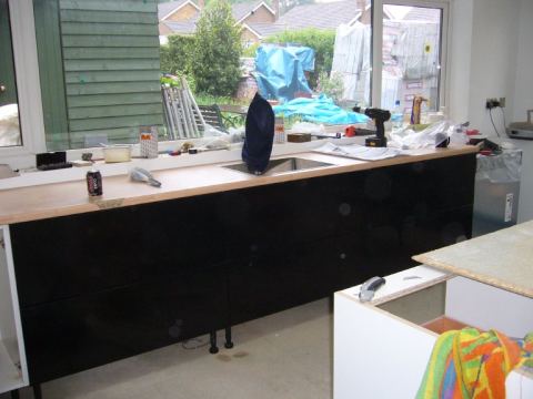 starting to look a bit like a kitchen