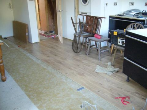 Starting the floor..