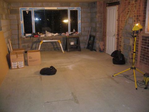 floor down