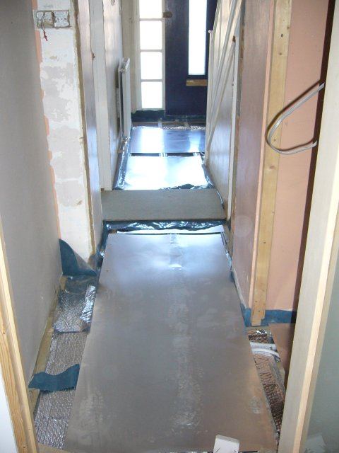 followed by heat conducting sheets