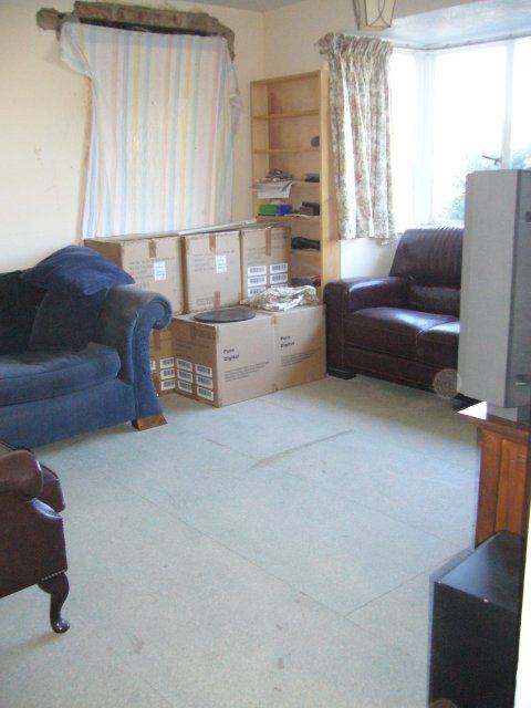 and the lounge.. put back into some form of order