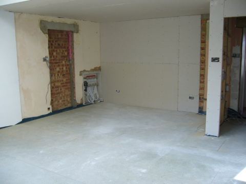 ready for the plasterers!