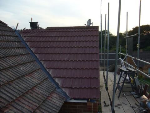 Valley cuts all done.. starting the first bit of ridge!