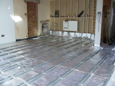 on goes the insulation and aluminium pipe clips!