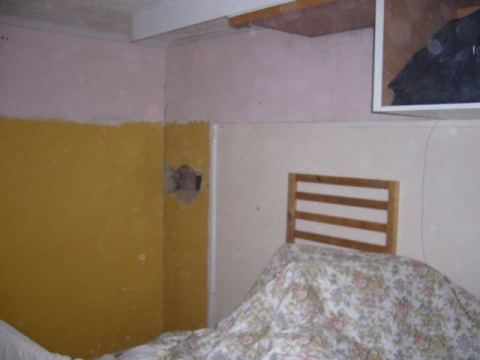 about to knock through from the old bedroom into the new extension upstairs!