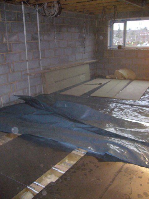 flooring going down