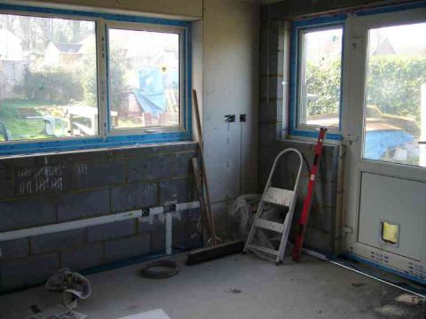 ready for plaster!