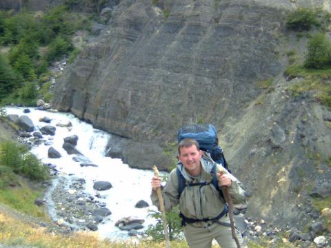 Walking in Torres del Paine