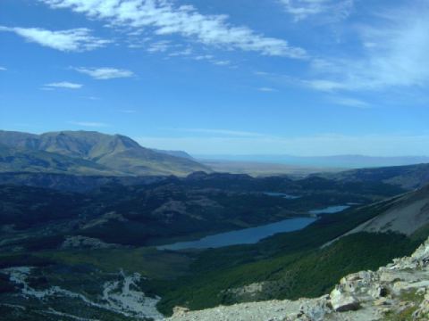 The view on the way down