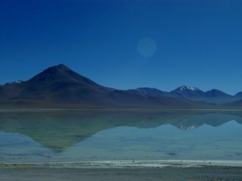 Lago Blanco in the Atacama desert