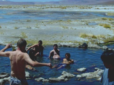The hot springs