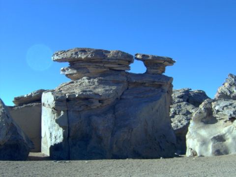 Another larger lump of stone left over