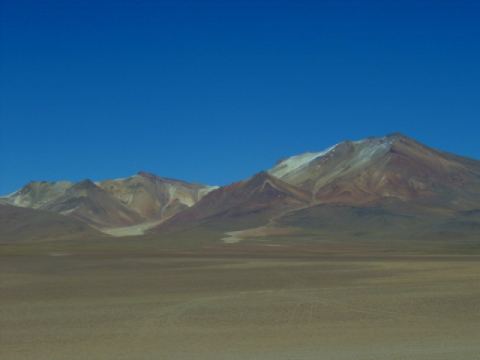 A view of the desert