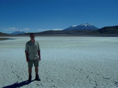 Me on  a dried lake bed