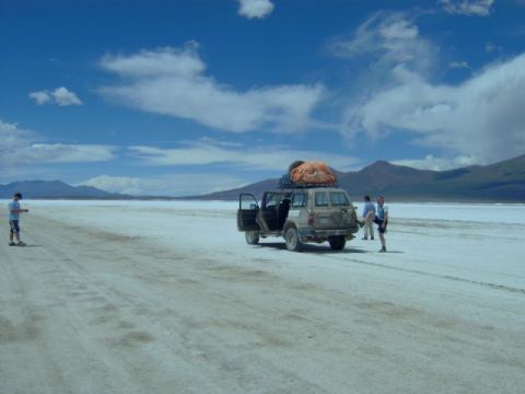 A small salar on the way to our nights accomodation