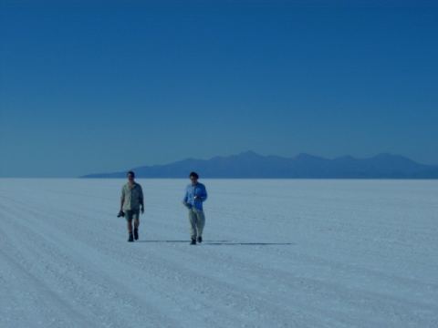 Myself and Lorenzo returning from taking a picture