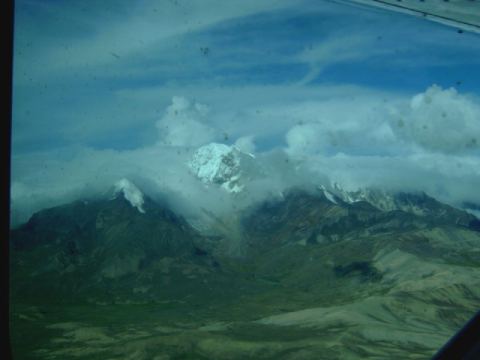 Entering the mountains between La Paz and the Jungle