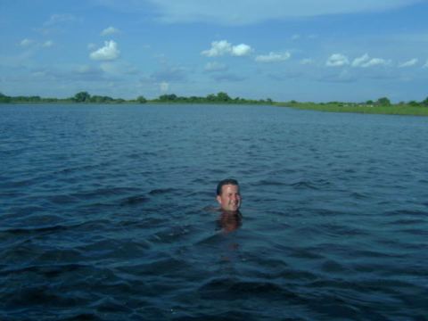 Me swimming