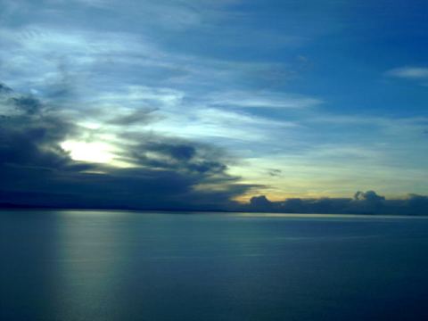 Sunset from the mirador at Copacabana on the shores of Lake Titicaca